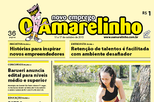 Jornal Amarelinho fica rosa em ação