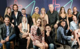 Justus e os participantes do programa