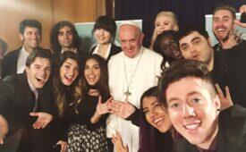 Selfie YouTube + Pope Francis