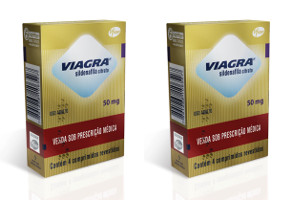 Embalagem especial do Viagra