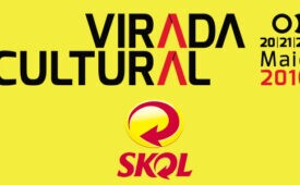 Logo Virada Cultural e Skol