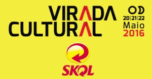 Logo Virada Cultural e Skol