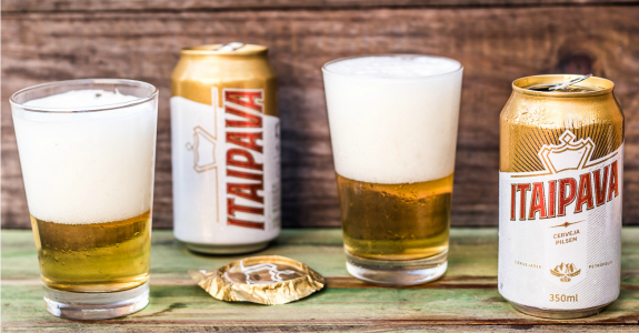 Nova lata da cerveja Itaipava