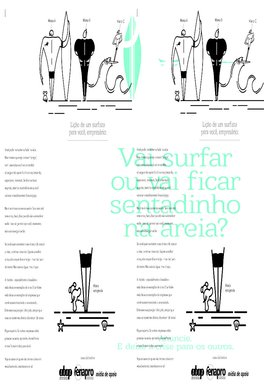 Divulgação Anúncio Surf Abap e Fenapro