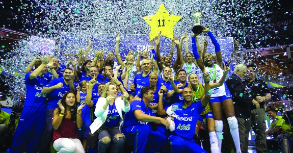 Time Rexona Ades comemora 11º título da Superliga