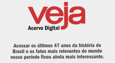 Revista Veja amplia seu acervo digital