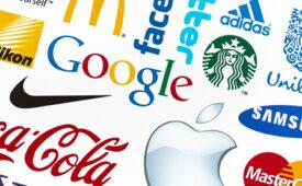 Kiev, Ukraine - February 21, 2012 - A logotype collection of well-known world brand's printed on paper. Include Google, Mc'Donald's, Nike, Coca-Cola, Facebook, Apple, Yahoo, Nikon, YouTube, Adidas, Amazon.com, Unilever, Twitter, Mastercard, Samsung, Canon and Starbuck's logos.