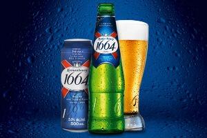 Cerveja francesa Kronenbourg 1664, da Carlsberg