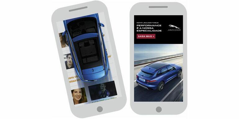 Soluções AOL Mobile: case Jaguar F-PACE