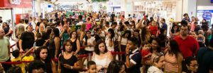 Movimentação no NorteShopping, neste Natal (foto: divulgação)