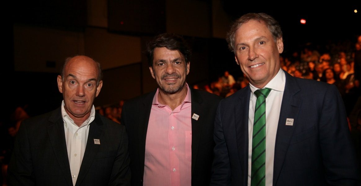 : Paulo Fraga, Arnaldo Pires e Dudu Godoy (ABMN)