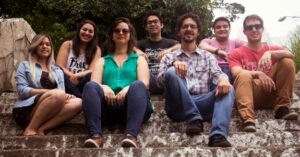 Phiama, Sarah, Fernanda, Bruno, Marcelo, Guilherme e Felipe (foto: divulgação)