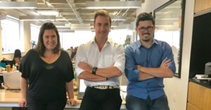Gabriela Velloso, Sergio Kligin e Tiago Matos (foto: divulgação)