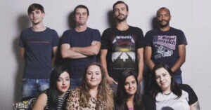 Fernando Fernandes, Denilson de Luca, Raphael Paladino, Anderson Pereira, Flavia Santana, Ednéia Bravo, Lívia Marinho e Gabriela Albach (foto: divulgação)