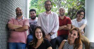 Giordani Pasqualon, Felipe Halada, Phelippe Fló, Rafael Sureira, Victor Saburito, Luciana Linhares e Sabrina Teixeira (foto: divulgação)