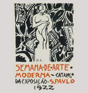 Capa do catálogo da exposição da Semana de Arte Moderna, em 1922 (crédito: reprodução)