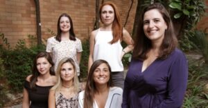 Gabriela Leite, Marina Dodi, Olivia Chiesi, Danielle Makauskas, Melina Balassanian e Luisa Barbosa (crédito: divulgação) 