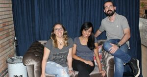 Karina Segura, Thais Barreto e Octavio Palencia (crédito: divulgação)