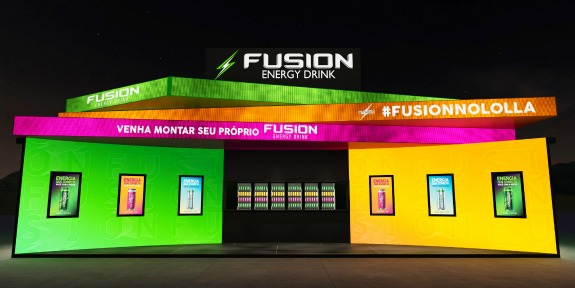 Bar da Fusion no Lollapalooza 2017 (Crédito: Divulgação)