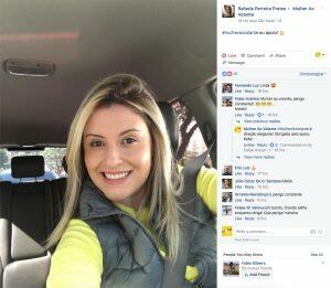 Primeira fase do projeto #MulherAoVoltante baseia-se em incentivar as mulheres a postar fotos e vídeos delas como motoristas (crédito: divulgação)