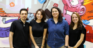 Bruno Bernardo, Bárbara Duarte, Yvana Vilela e  Isabella Bedin (crédito: divulgação)