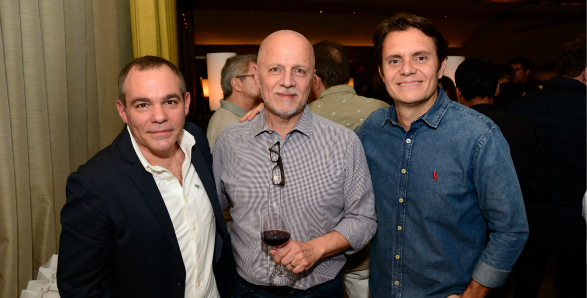 Gian Marco Santamaria - Grupo RBS, Roberto Nascimento - Discovery e Mauricio Kotait - Sony