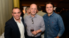 Gian Marco Santamaria - Grupo RBS, Roberto Nascimento - Discovery e Mauricio Kotait - Sony