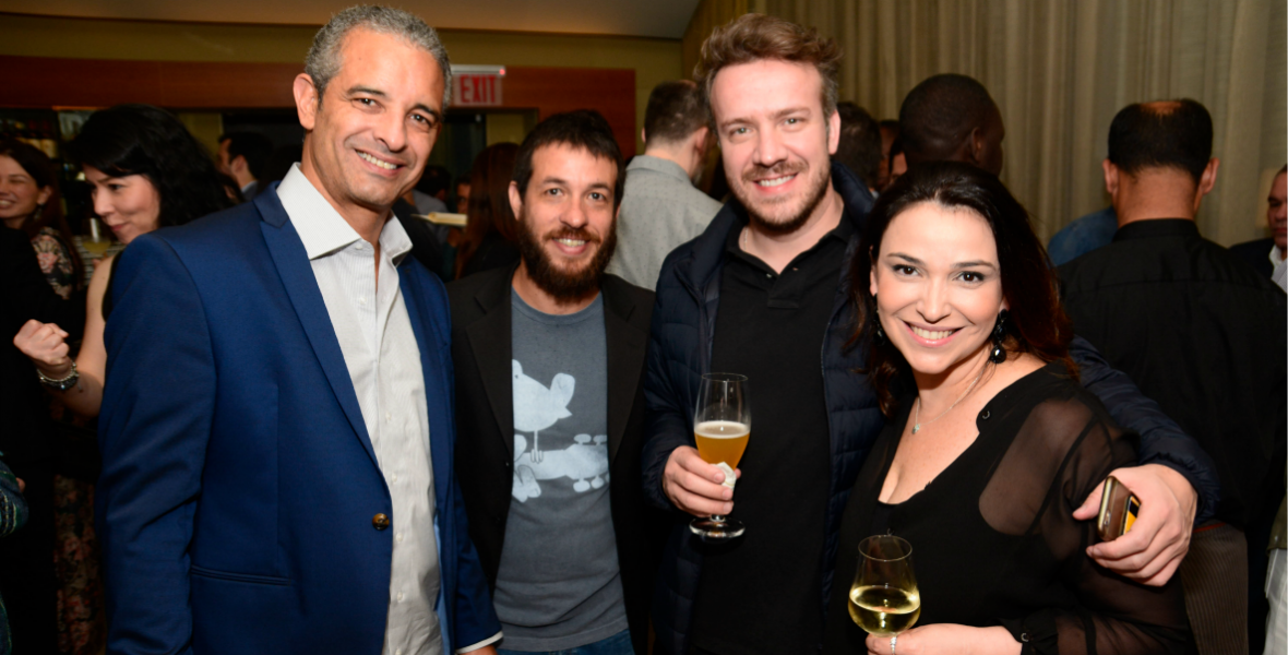 Luis Flavio Padilha - AlmapBBDO, Mauro Borges - ESPN, Tiago Afonso - Infoglobo e Virginia Any - Infoglobo