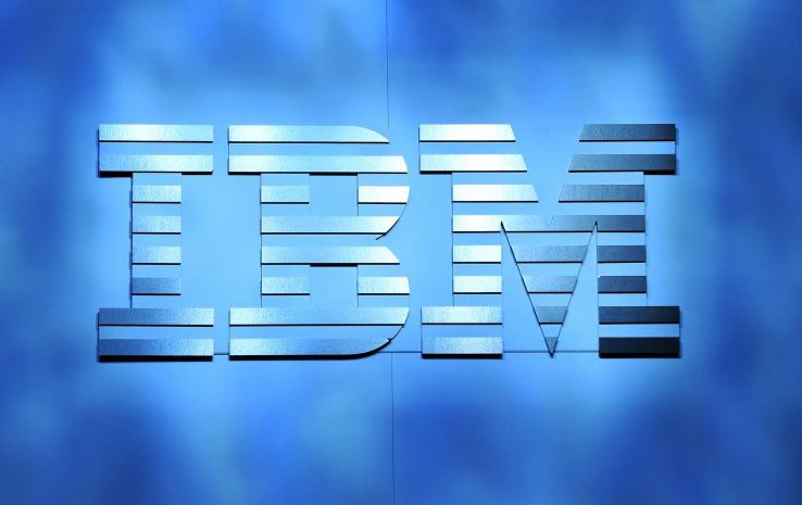 LAS VEGAS, NV - JANUARY 06:  An IBM logo is shown on stage during a keynote address by IBM Chairman, President and CEO Ginni Rometty at CES 2016 at The Venetian Las Vegas on January 6, 2016 in Las Vegas, Nevada. CES, the world's largest annual consumer technology trade show, runs through January 9 and is expected to feature 3,600 exhibitors showing off their latest products and services to more than 150,000 attendees.  (Photo by Ethan Miller/Getty Images)