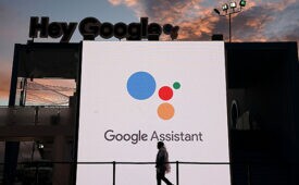 LAS VEGAS, NV - JANUARY 09:  The Google booth which was closed on the first day of CES 2018 at the Las Vegas Convention Center is seen after an overnight rainy weather on January 9, 2018 in Las Vegas, Nevada. CES, the world's largest annual consumer technology trade show, runs through January 12 and features about 3,900 exhibitors showing off their latest products and services to more than 170,000 attendees.  (Photo by Alex Wong/Getty Images)