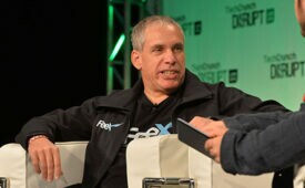 LONDON, ENGLAND - OCTOBER 20: Uri Levine from Waze/Feex speaks on stage during the 2014 TechCrunch Disrupt Europe/London at The Old Billingsgate on October 20, 2014 in London, England.  (Photo by Anthony Harvey/Getty Images for TechCrunch)