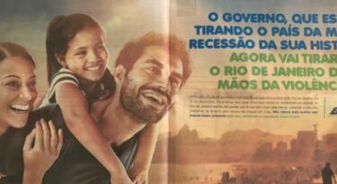 Governo veicula anúncio por intervenção no Rio de Janeiro