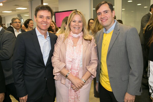 João Campos (Pepsico), Sandra Martinelli e João Branco (McDonald's) (crédito: divulgação)