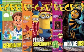 As edições mais recentes da revista Recreio (Crédito: Reprodução)