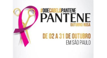 Pantene fará cortes de cabelo nas ruas pelo Outubro Rosa