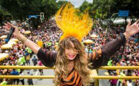 Elba Ramalho se apresenta no parque do Ibirapuera ao lado de Alceu Valência no bloco Bicho Maluco Beleza (Crédito: Marcos Credie)