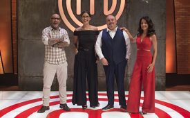 Henrique Fogaça, Paola Carosella, Erick Jacquin, Ana Paula Padrão (Crédito: Carlos Reinis/ Band/ Divulgação)