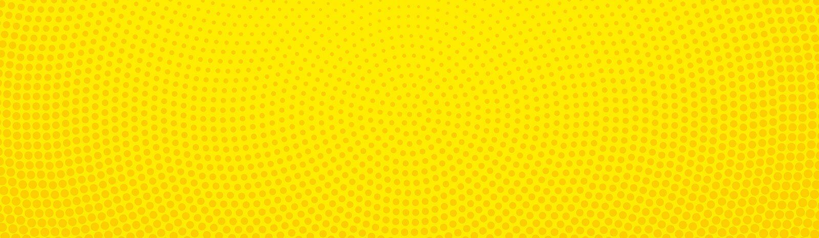 Yellow halftone spotted background