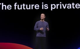 Mark Zuckerberg durante o F8 (Crédito: Divulgação)