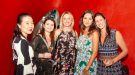 Cristina Omura e Catarina Fortes (FSB), Giselle Ghinsberg (GLOBOSAT), Fernanda Magalhaes (W/MCCANN) e Thais Altschuller (WIEDEN+KENNEDY)
