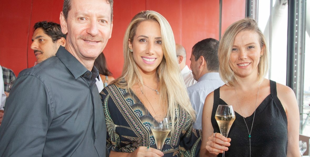 Paulo Sant'Anna (GMDP), Gabriela Amato e  Carolina Buzetto (F/BIZ)