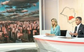 Joel Datena e Laura Ferreira comandam o Bora SP, novo telejornal da Band São Paulo. (Crédito: divulgação)