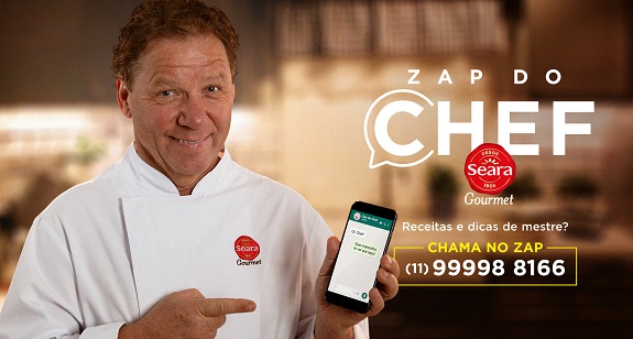 Seara cria “Zap do Chef” para interagir com o público