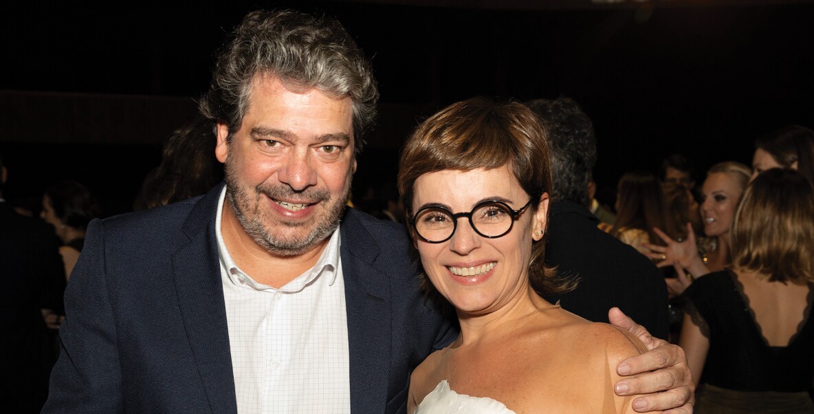 Eduardo Schaeffer (Globo) e Gleidys Salvanha (Google)