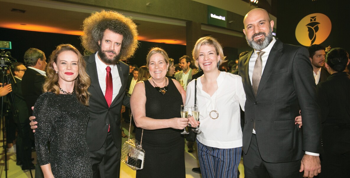 Dimitria Cardoso (Formata), Hugo Rodrigues (WMcCann), Sandra Martinelli (ABA), Nelcina Tropardi (Heineken) e Fábio Toreta (Sabesp)