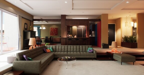 Criativo recria apartamento de Don Draper em 3D