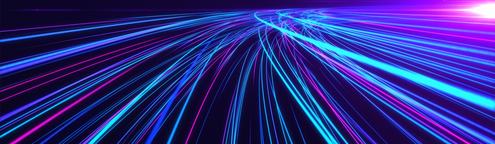 High Speed lights Tunnel motion trails