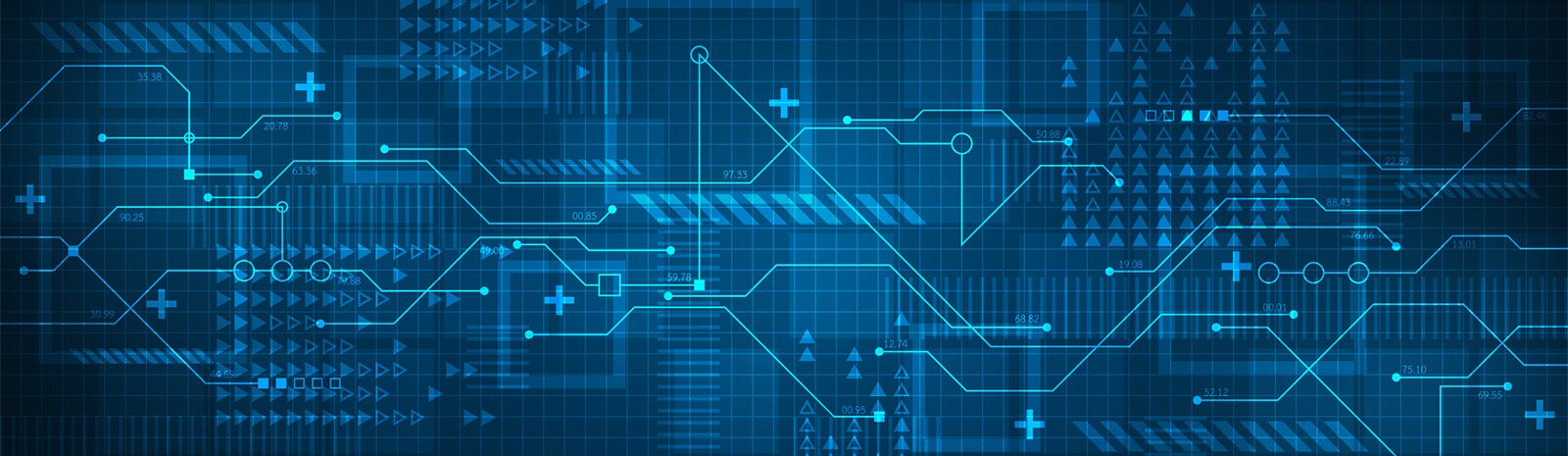 Vector abstract background shows the innovation of technology and technology concepts.