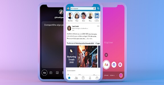 Formato Stories conquista todas as redes sociais
