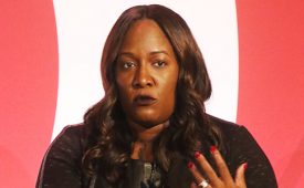 NEW YORK, NY - SEPTEMBER 27: Tiffany R. Warren speaks onstage at the Total Market: Integration or the end of the Multicultural Agency panel at B.B. King during 2016 Advertising Week New York on September 27, 2016 in New York City.  (Photo by Laura Cavanaugh/Getty Images for Advertising Week New York)